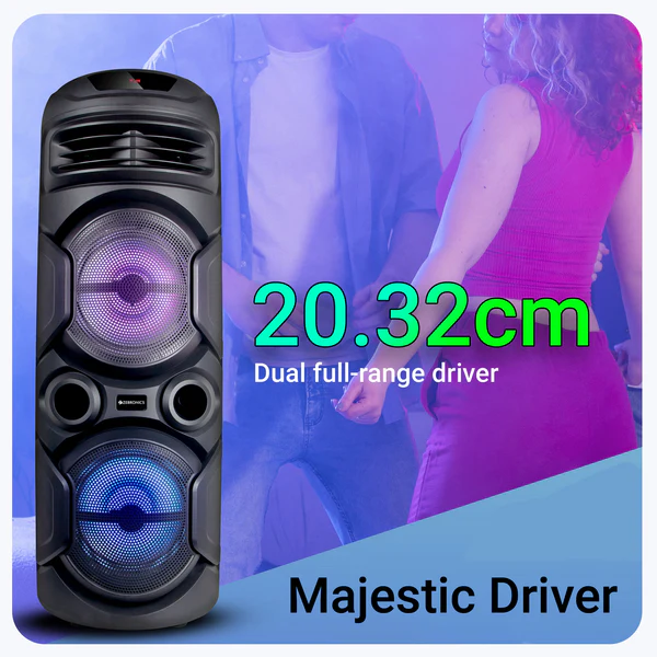 ZEBRONICS Zeb Thump 222 40 W Bluetooth Party Speaker - Black, Mono channel (Open Box New) - Image 2