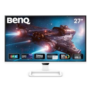 BenQ EW270Q 27" 2K QHD 200Hz IPS Gaming Monitor |HDRi|1200:1 Contrast|90% P3 Gamut | Built-in-Speakers (5W X2)