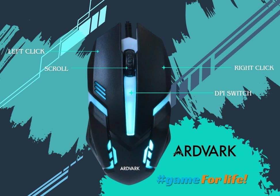 ARDVARK AVMK-27, 4 in 1 Combo | Gaming Keyboard and... - Image 6