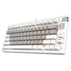 EvoFox Ronin Wired Mechanical Gaming Keyboard, White - Open Box