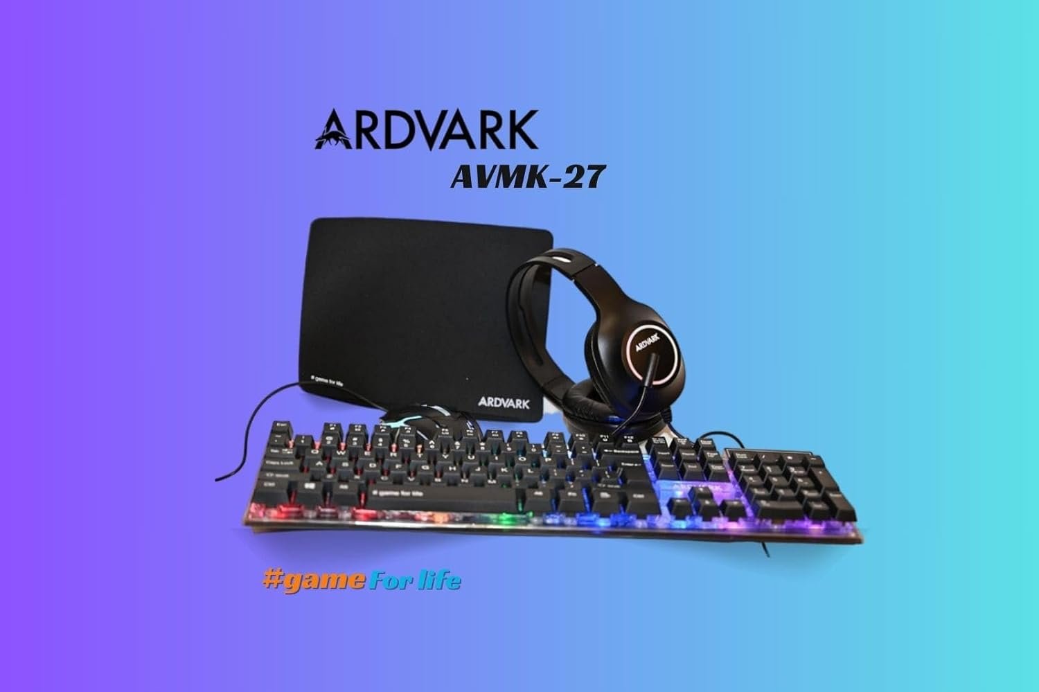 ARDVARK AVMK-27, 4 in 1 Combo | Gaming Keyboard and... - Image 7