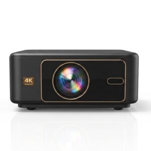RAY Gold Smart Projector for Home Theater, Movies & PS5 | Native Full HD 1080p with 4K HDR Support - Open Box