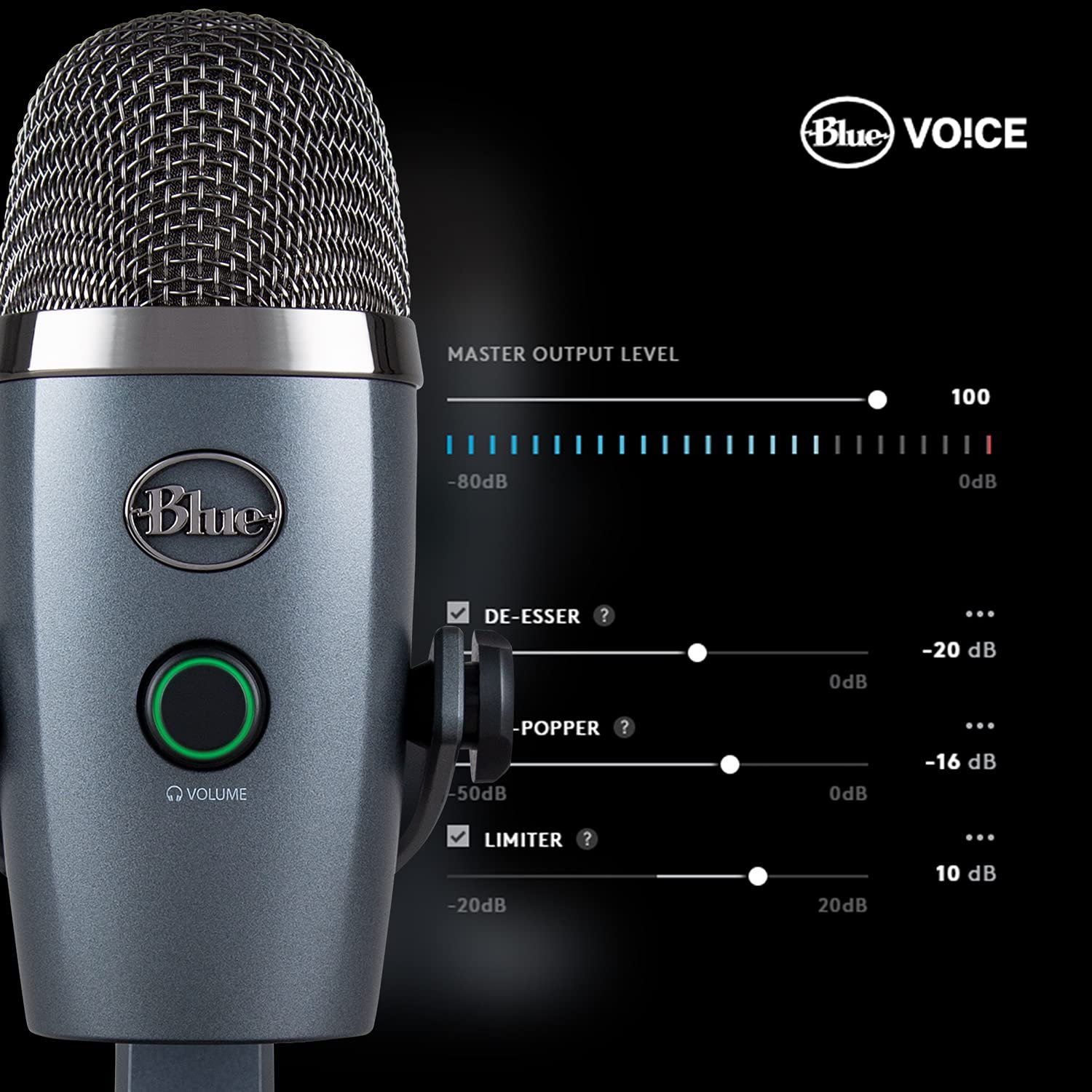 Blue Yeti Nano Premium USB Microphone for Recording, Streaming, Gaming,... - Image 9