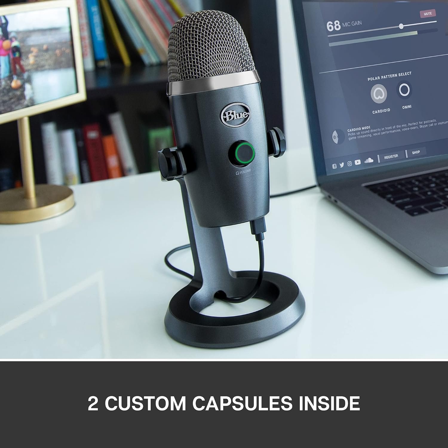 Blue Yeti Nano Premium USB Microphone for Recording, Streaming, Gaming,... - Image 5
