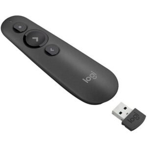 Logitech R500 Laser Presentation Remote Clicker with Dual Connectivity Bluetooth or USB - Sealed Pack