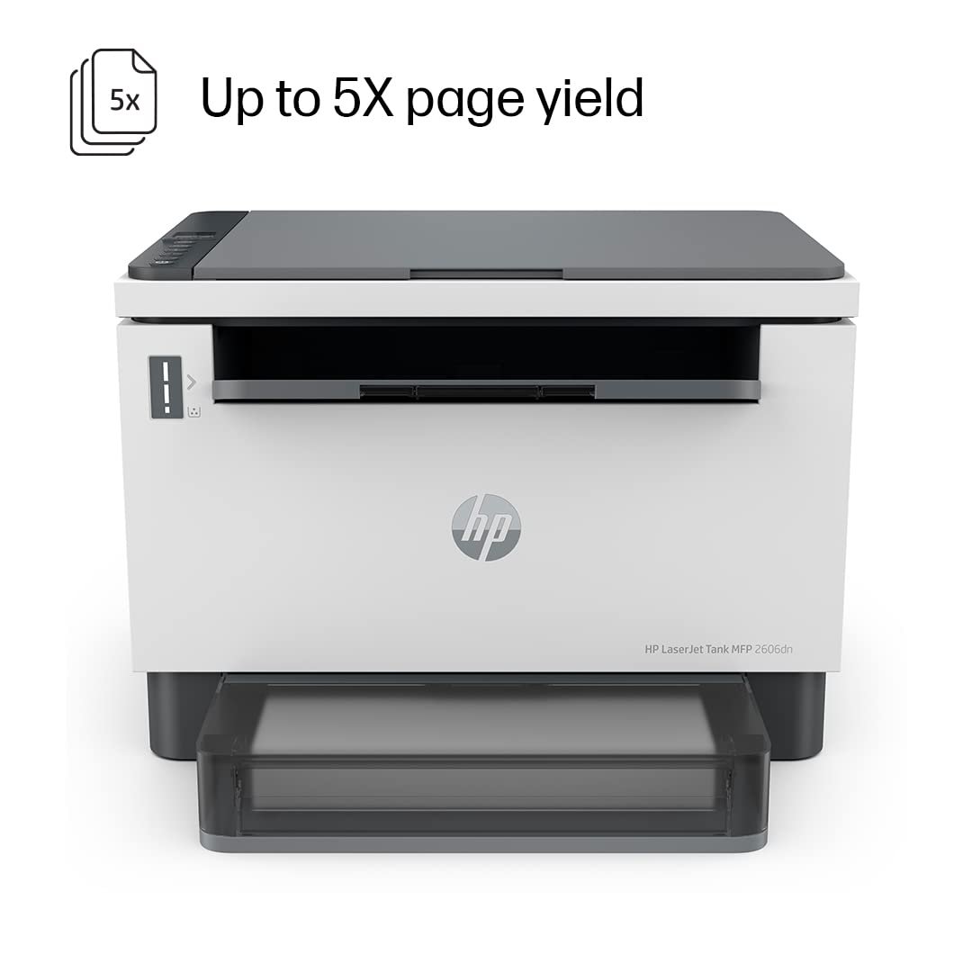 HP LaserJet Tank 2606dn Duplex Printer for Home: Print+Copy+Scan, Mess-Free... - Image 2