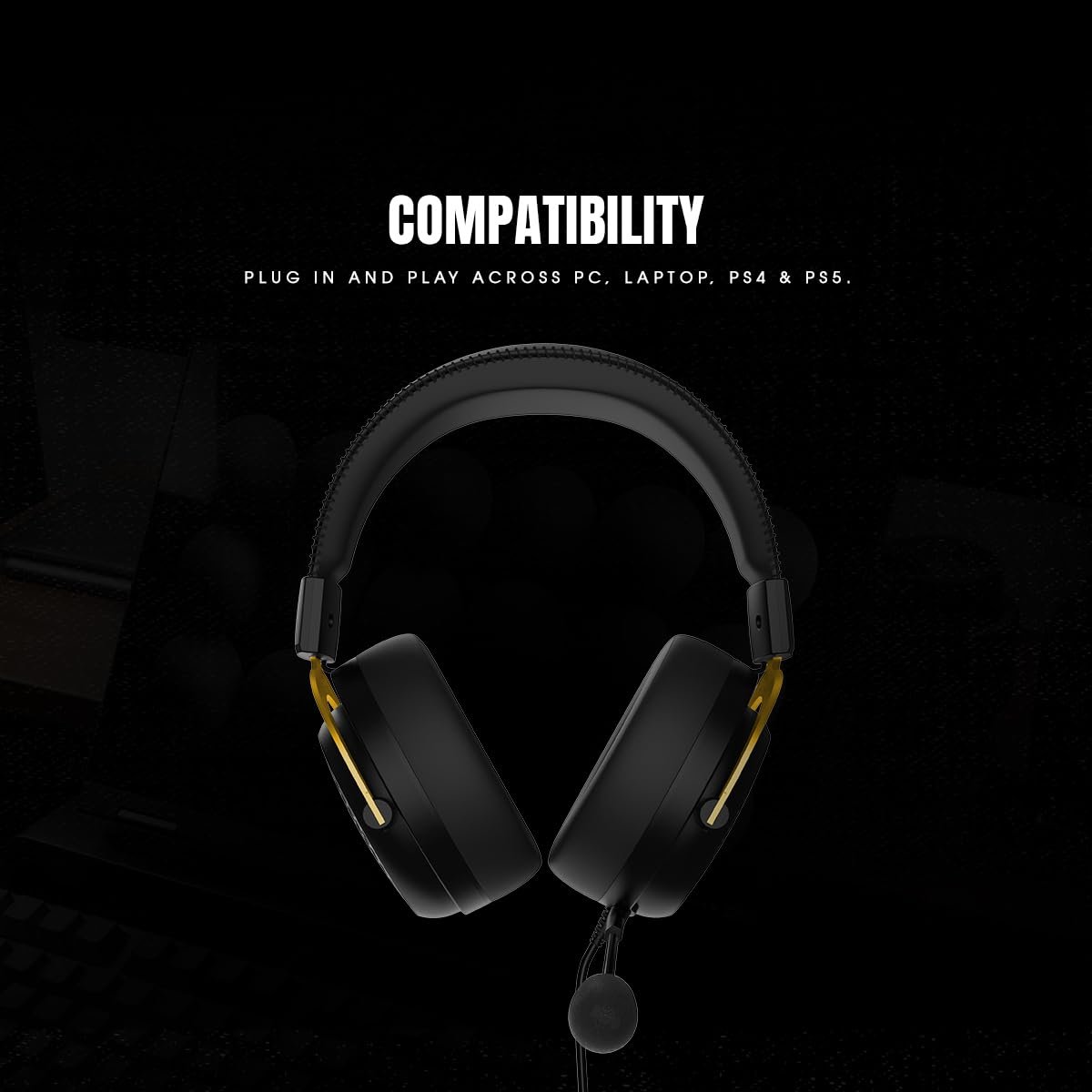 Cosmic Byte CryoCore 7.1 Surround Wired Gaming Headset with Noise-Cancelling... - Image 2