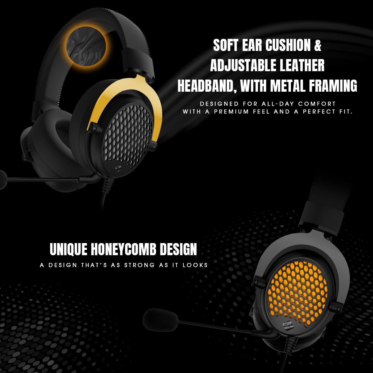 Cosmic Byte CryoCore 7.1 Surround Wired Gaming Headset with Noise-Cancelling... - Image 4