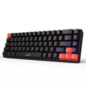 EvoFox Katana S Mini Mechanical Keyboards Wireless | Tri-Mode (3X BT, 2.4GHz & Wired) Connectivity- Open Box