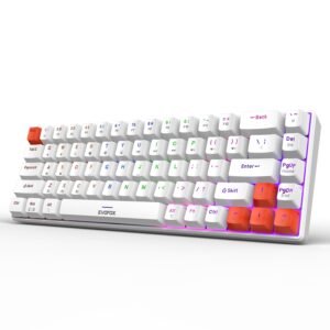EvoFox Katana S Mini Mechanical Keyboards Wireless | Tri-Mode (3X BT, 2.4GHz & Wired) Connectivity- Open Box