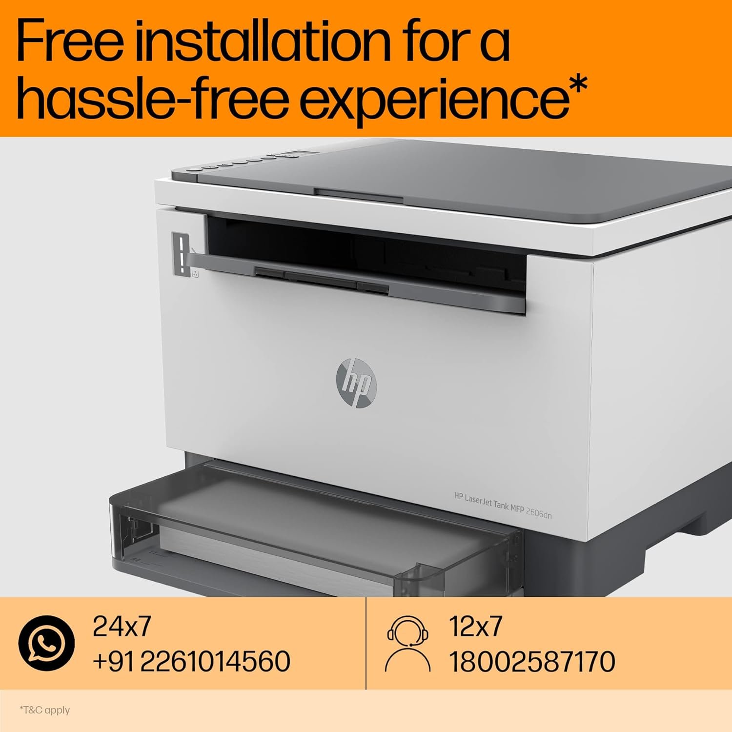 HP LaserJet Tank 2606dn Duplex Printer for Home: Print+Copy+Scan, Mess-Free... - Image 4