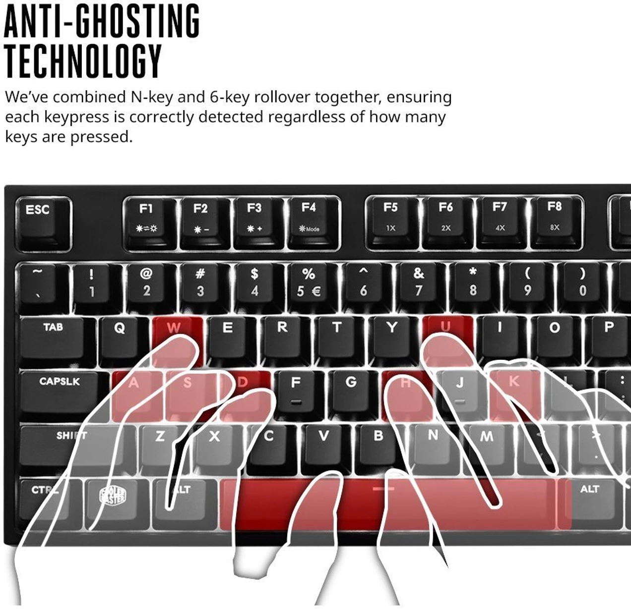 MasterKeys Pro L with Intelligent RGB and CHERRY MX Brown... - Image 3