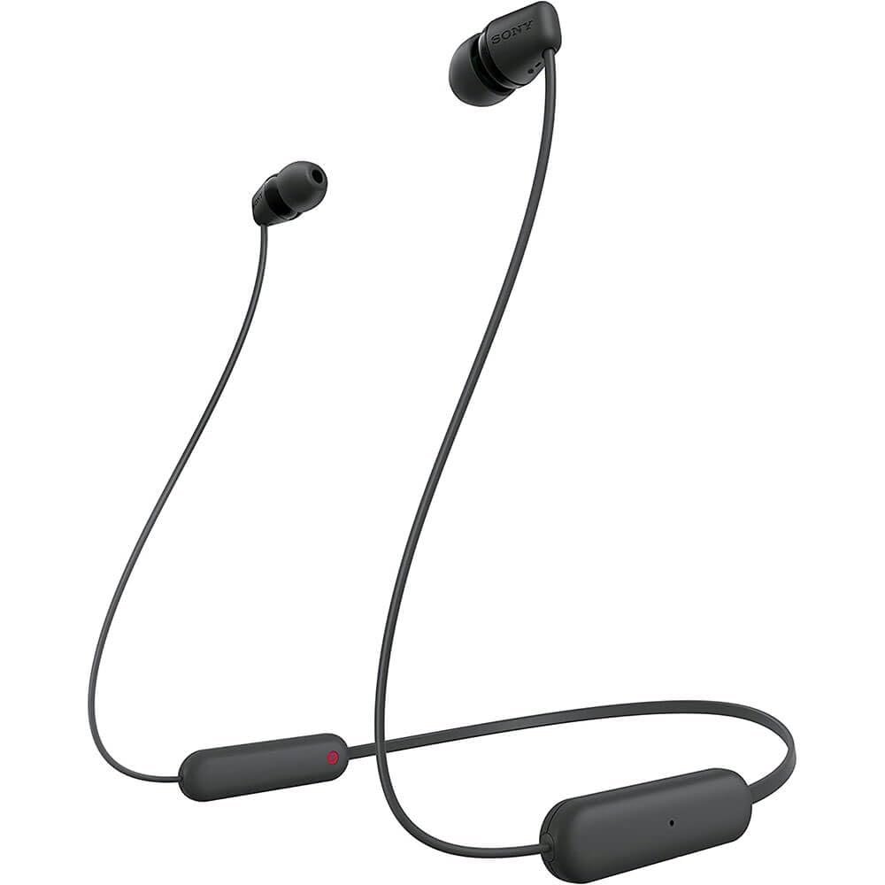 Sony WI-C100 Wireless Headphones with Customizable Equalizer for Deep Bass...