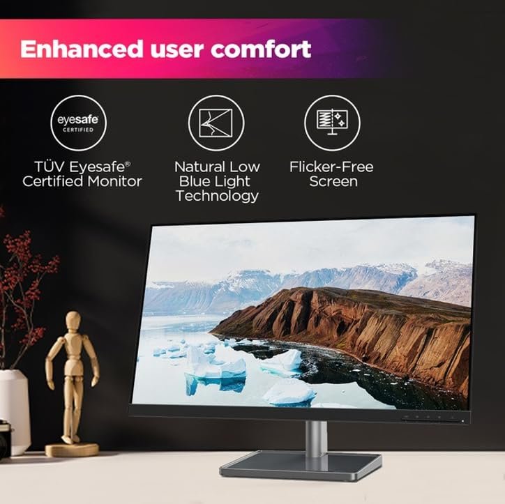 Lenovo L-Series 27 inch (68.58cm) FHD IPS Monitor |16.7m Colors,... - Image 4