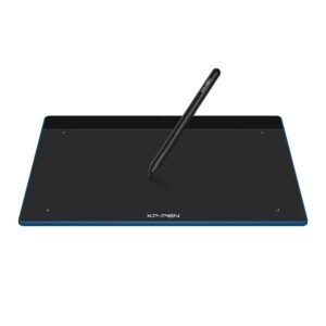 XPPen Deco Fun L 10x6 Inches Graphic Tablet, 8192 Pressure Levels, Battery-Free Stylus, Blue - Open Box