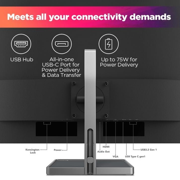Lenovo L-Series 27 inch (68.58cm) FHD IPS Monitor |16.7m Colors,... - Image 6