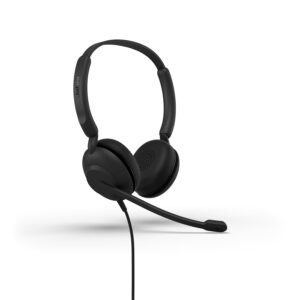 Jabra Evolve 10 Stereo USB-A Headset with Noise-Cancelling Microphone | Wired On-Ear Business Headphones for PC & Laptop | Plug & Play - Open Box