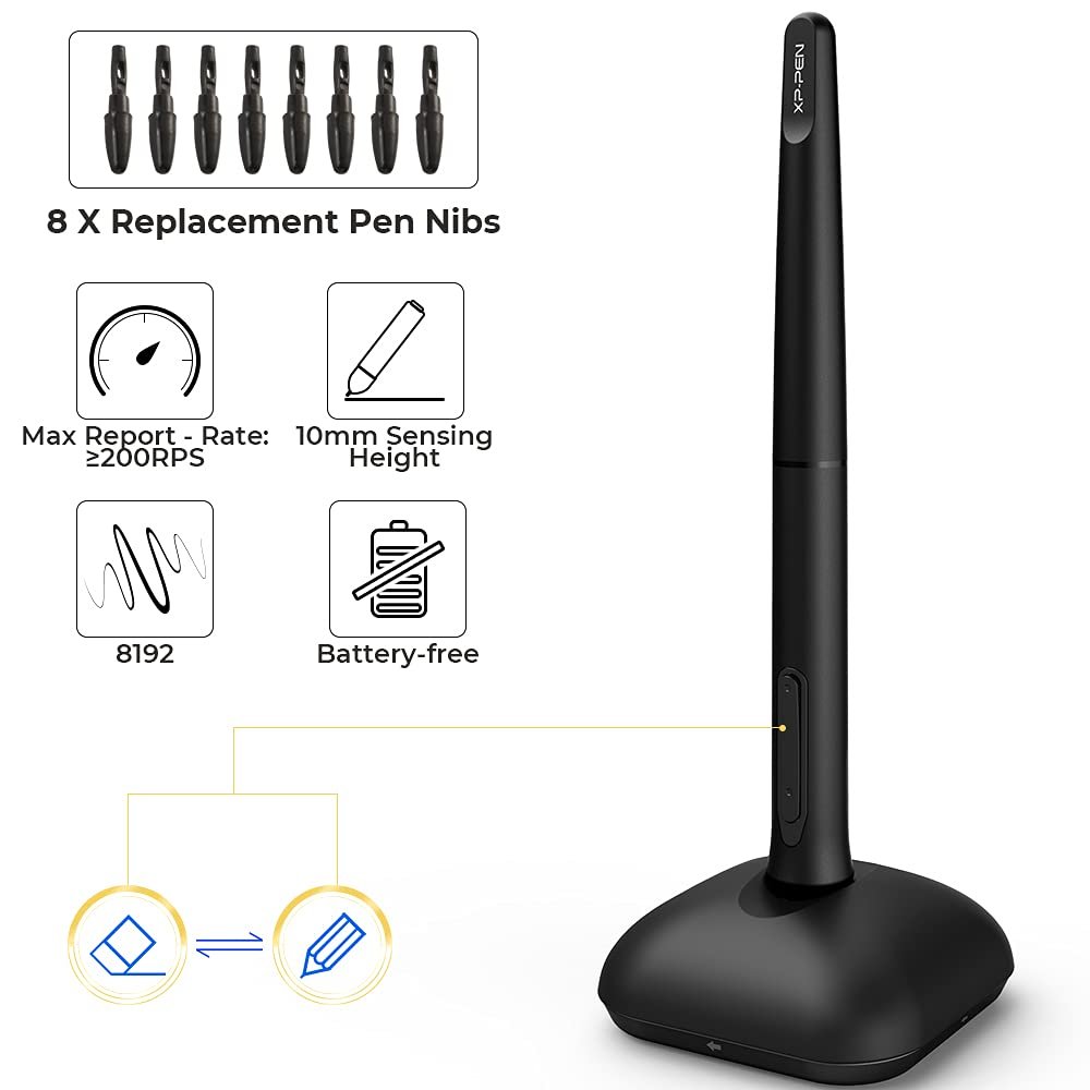 XP-Pen Deco01 V2 Digital Graphics Drawing Pen Tablet (10"(25cm) x... - Image 4