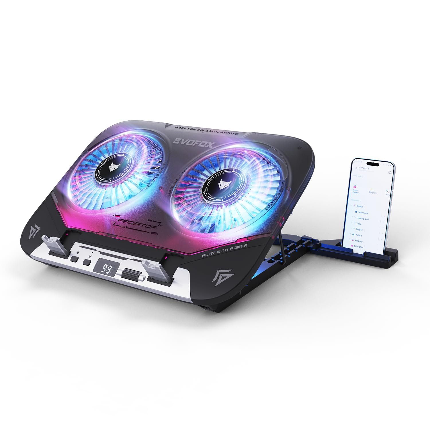 EvoFox Blizzard 2 Xtreme Laptop Cooling Pad | Dual Semiconductor...