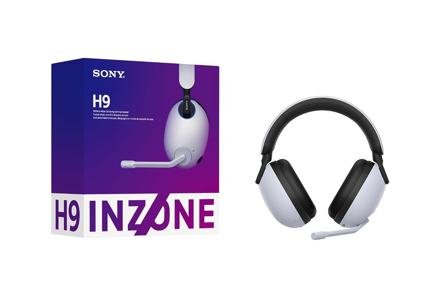 Sony INZONE H9, WH-G900N Wireless Noise Cancelling Gaming Headset, Over... - Image 2
