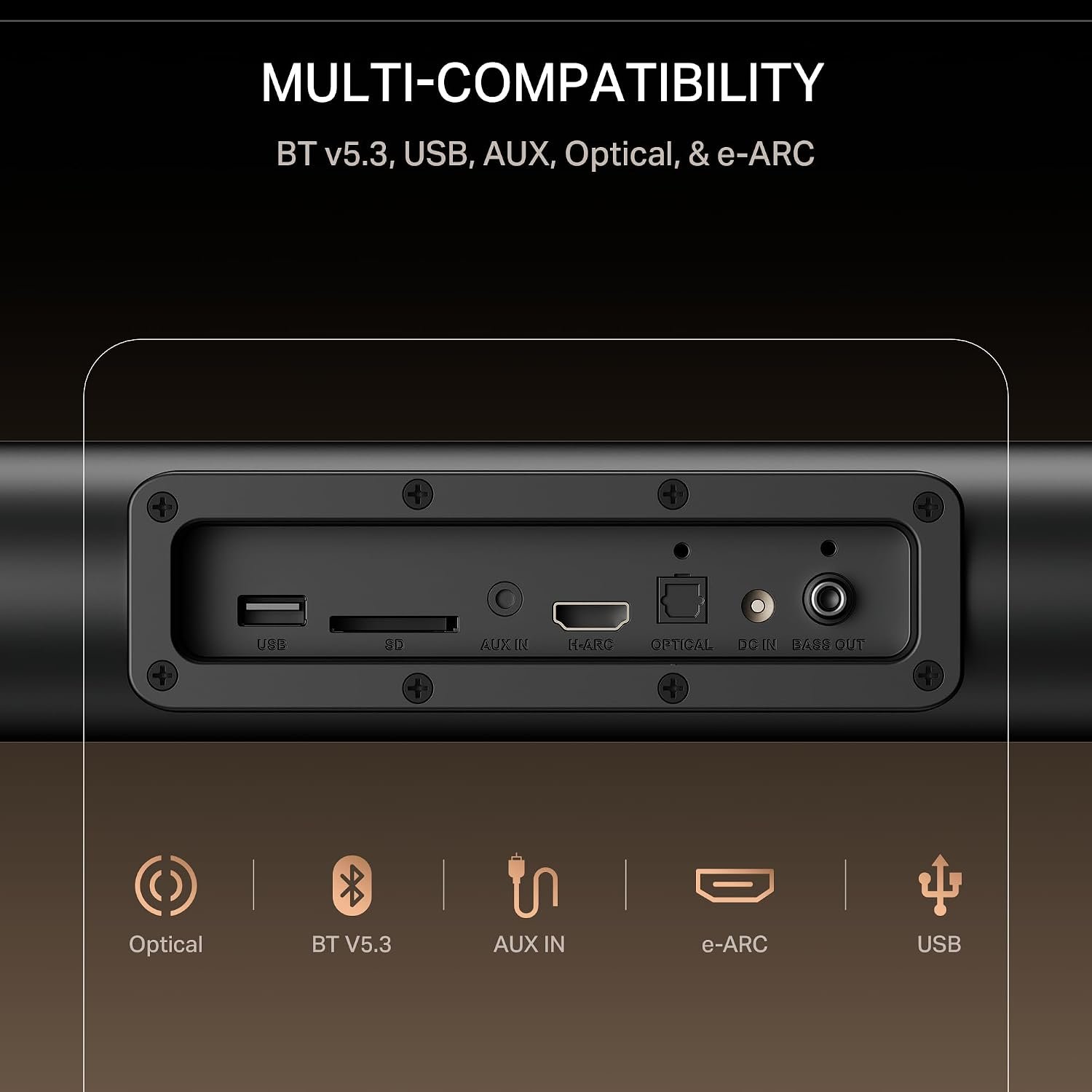 boAt Aavante Prime 5.1 5000DA, Dolby Atmos, 500W, 5.1CH w/Wired... - Image 8