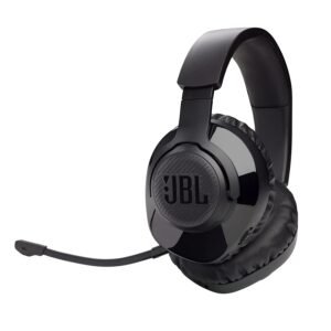 JBL Free WFH with mic for Work from Home,Compatible with Universal Chat Apps Wired Headset (Black, On the Ear) - Open Box