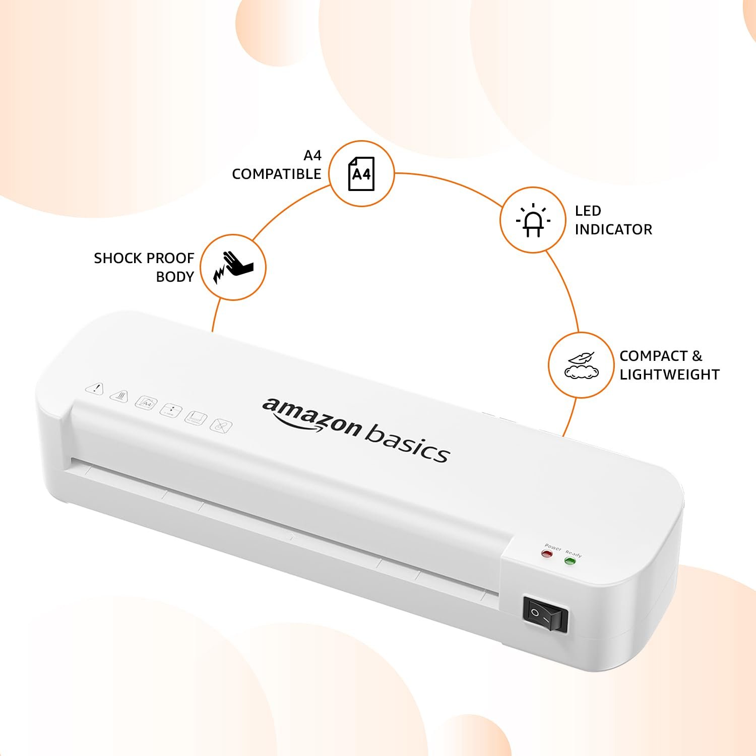 Amazon Basics Hot A4 Thermal Laminating Machine/Laminator A401 | Quick... - Image 2