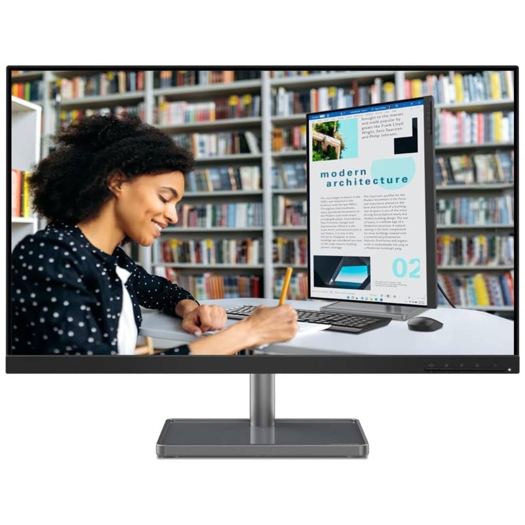 Lenovo L-Series 27 inch (68.58cm) FHD IPS Monitor |16.7m Colors,...