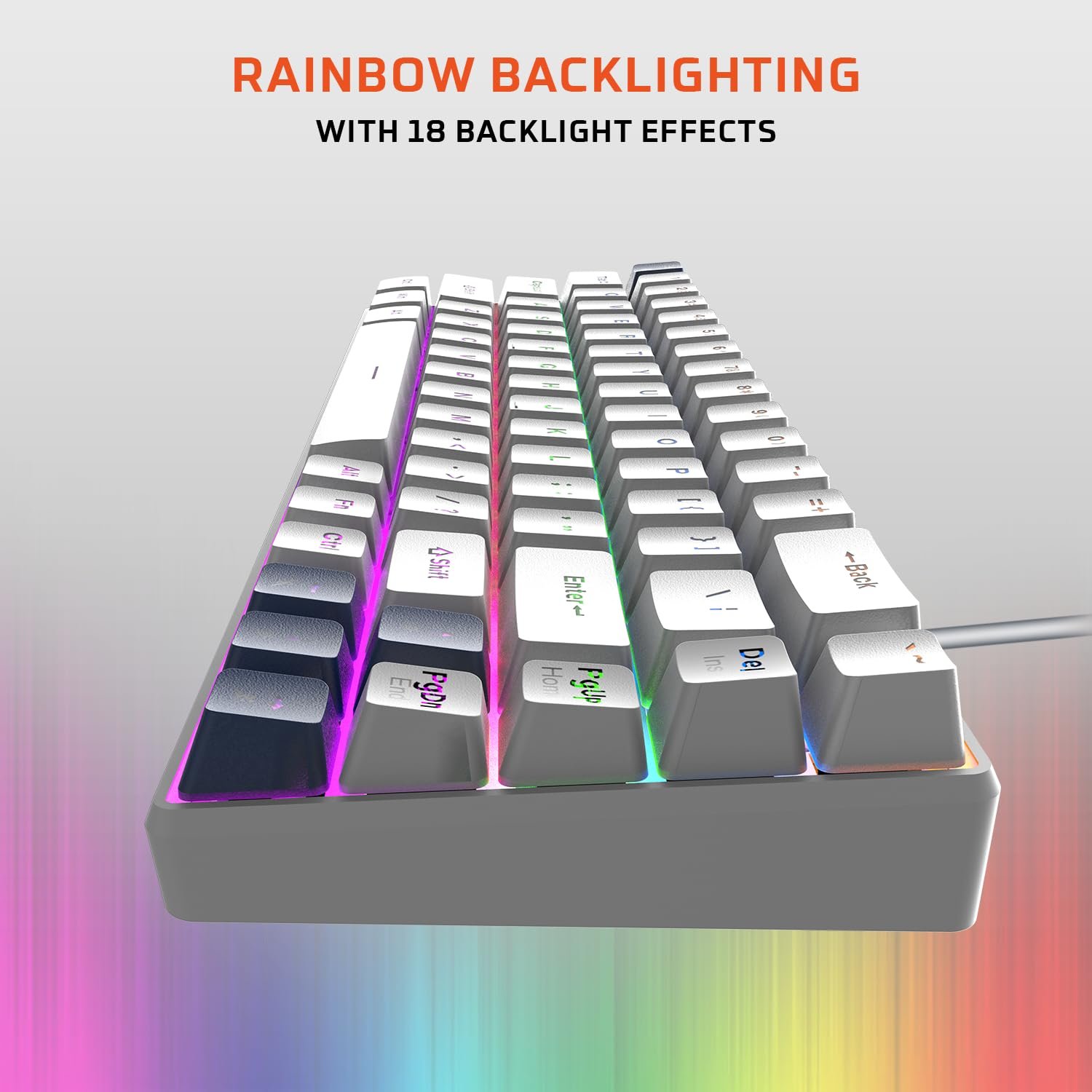 EvoFox Katana S Mini Wired Mechanical Keyboard | Hot-Swappable Silent... - Image 5