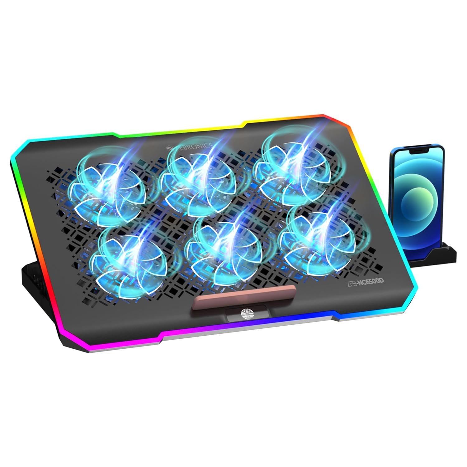 ZEBRONICS NC6500D Laptop Cooling Pad with Support up to 17-inch...