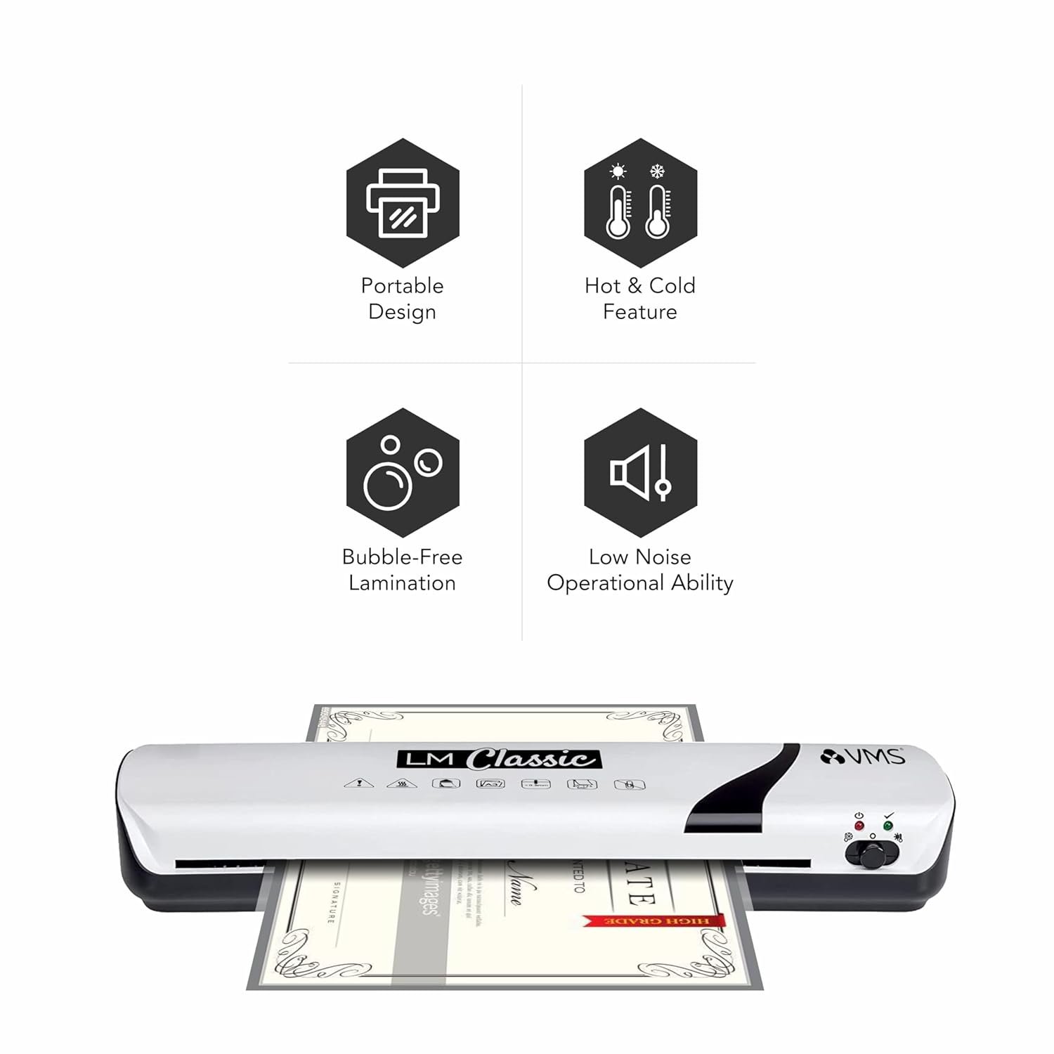 VMS Classic A3/A4 Laminator, Rapid Warm-Up Machine - Open Box - Image 3