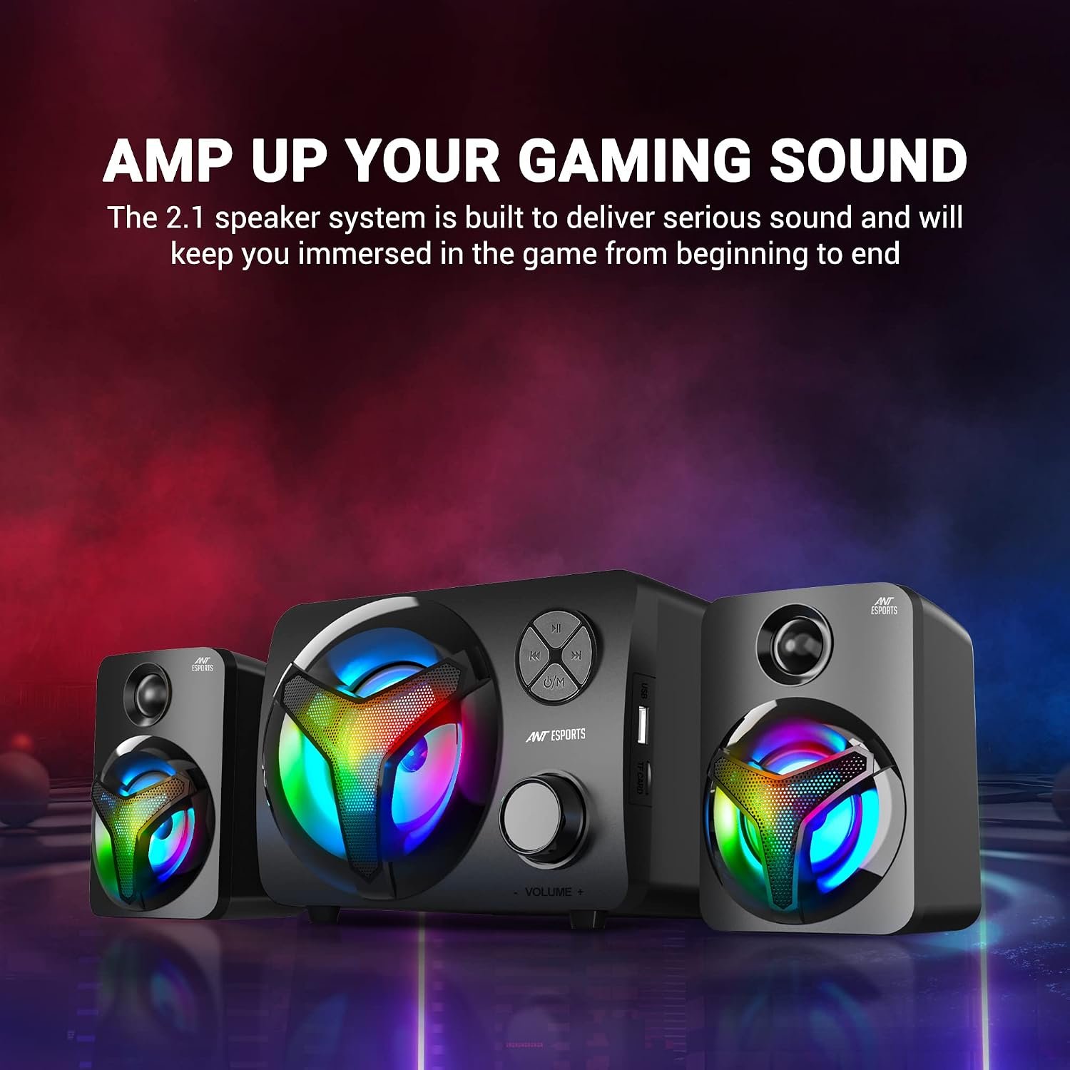 Ant Esports GS350 Pro 2.1 Gaming Speakers, 2 * 5W... - Image 4