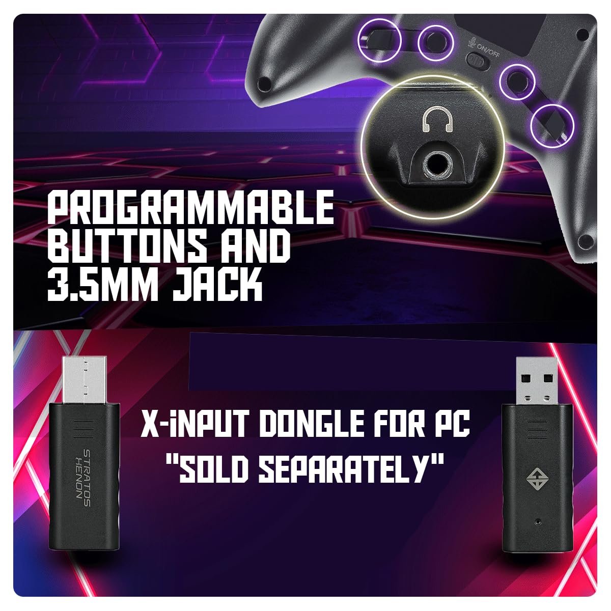 Cosmic Byte Stratos Xenon All in One PS4/iOS/Android/PC Wireless Programmable... - Image 4
