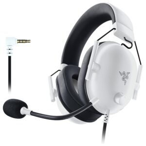 Razer BlackShark V2 X - White | Multi-Platform Wired Esports On Ear Headset - Open box
