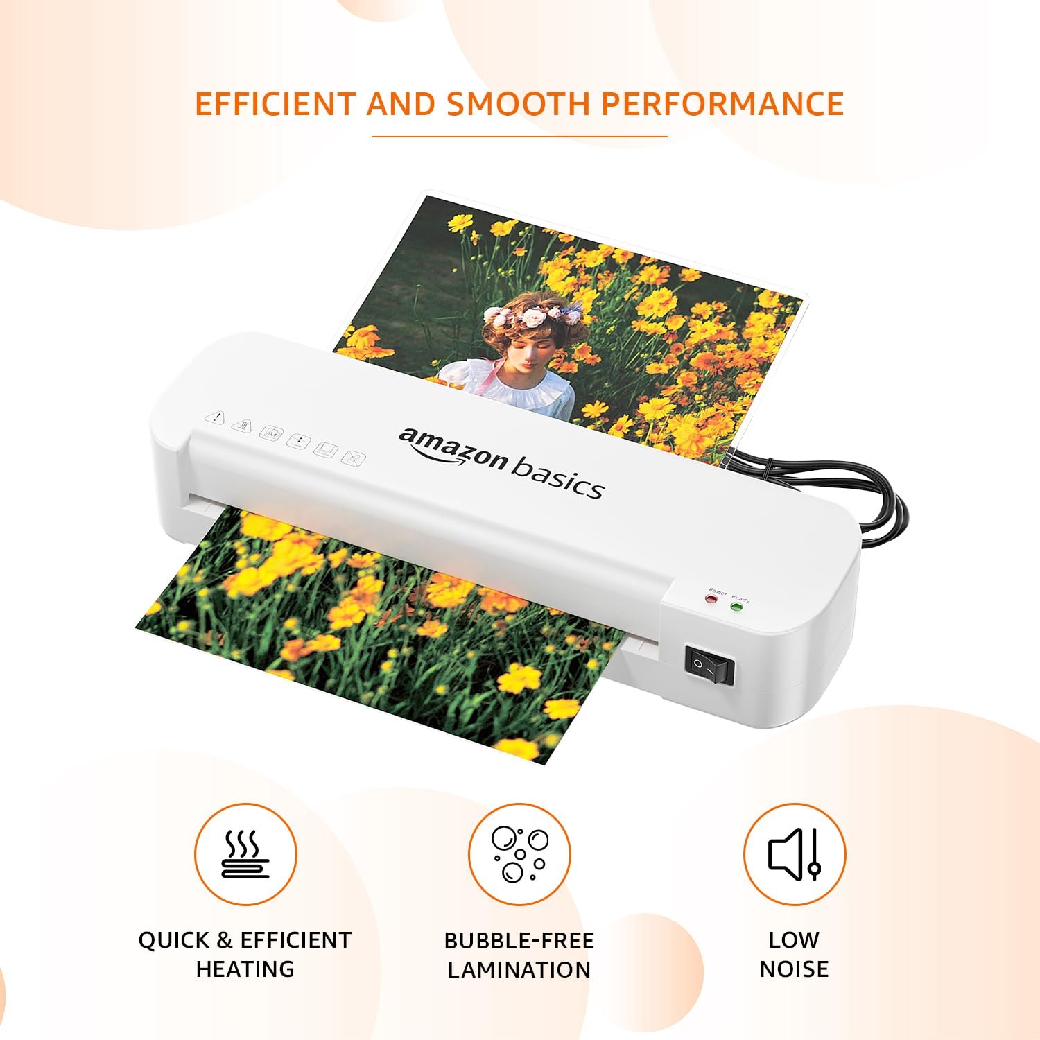Amazon Basics Hot A4 Thermal Laminating Machine/Laminator A401 | Quick... - Image 4