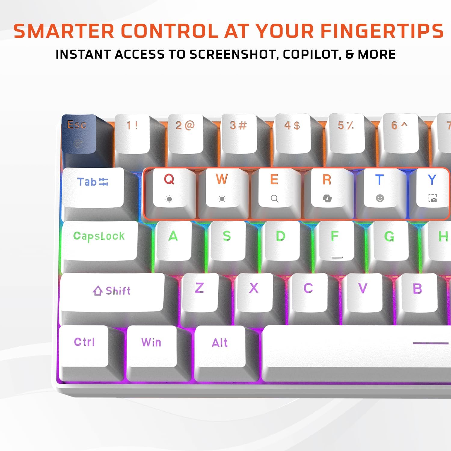 EvoFox Katana S Mini Wired Mechanical Keyboard | Hot-Swappable Silent... - Image 4