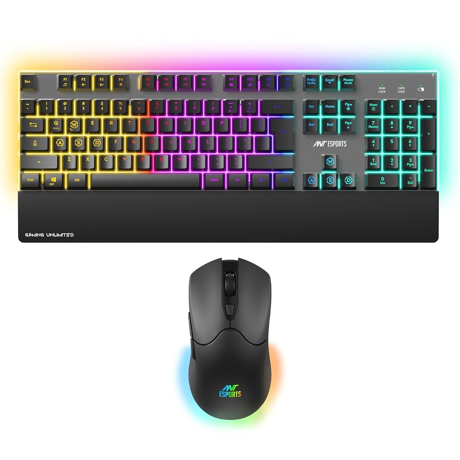 Ant Esports KM500 Pro Wireless Gaming Keyboard and Mouse Combo,...