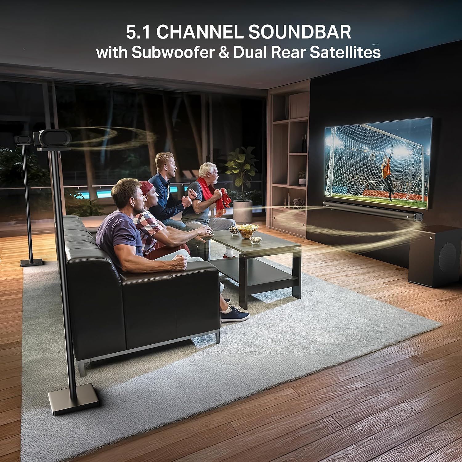 boAt Aavante Prime 5.1 5000DA, Dolby Atmos, 500W, 5.1CH w/Wired... - Image 5
