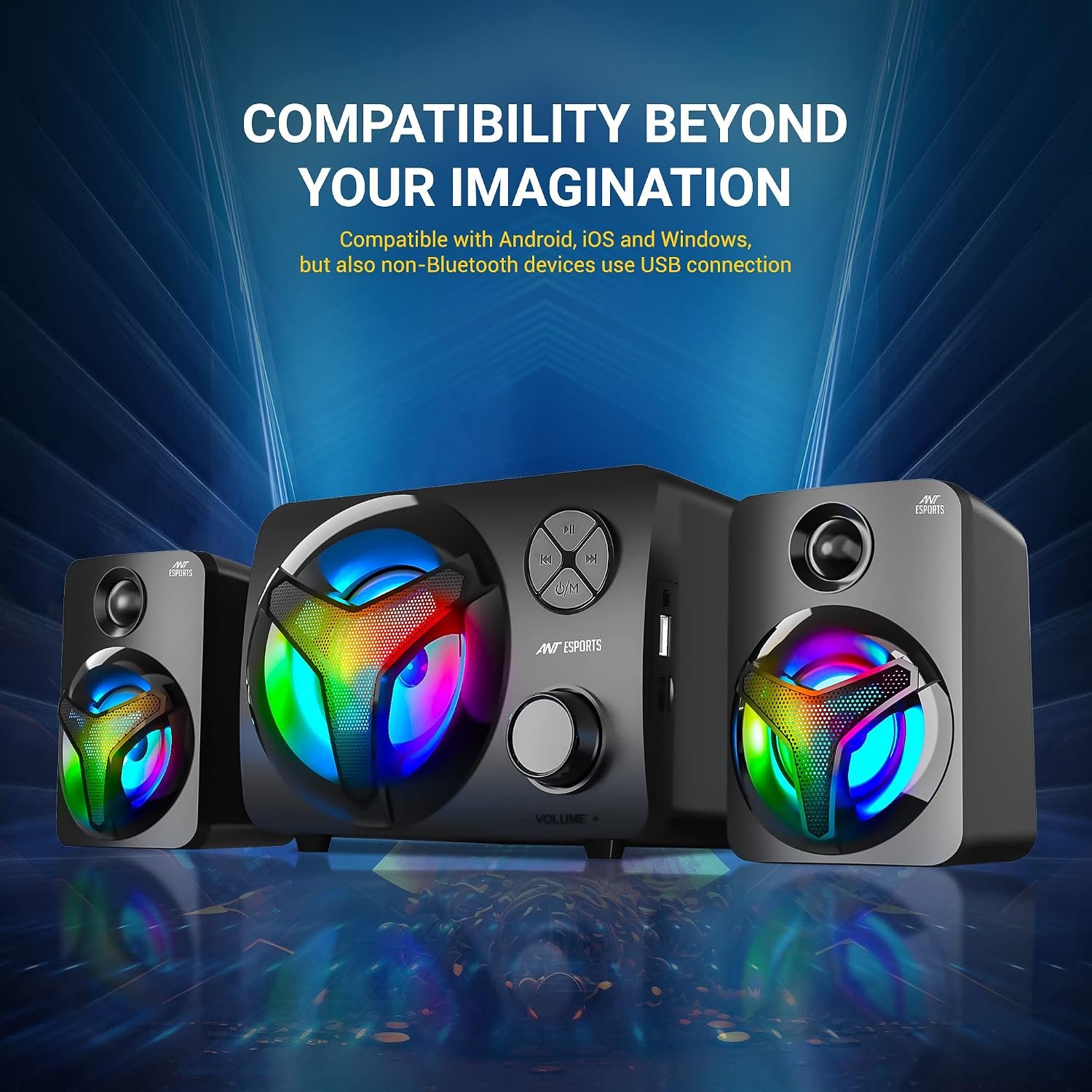 Ant Esports GS350 Pro 2.1 Gaming Speakers, 2 * 5W... - Image 5