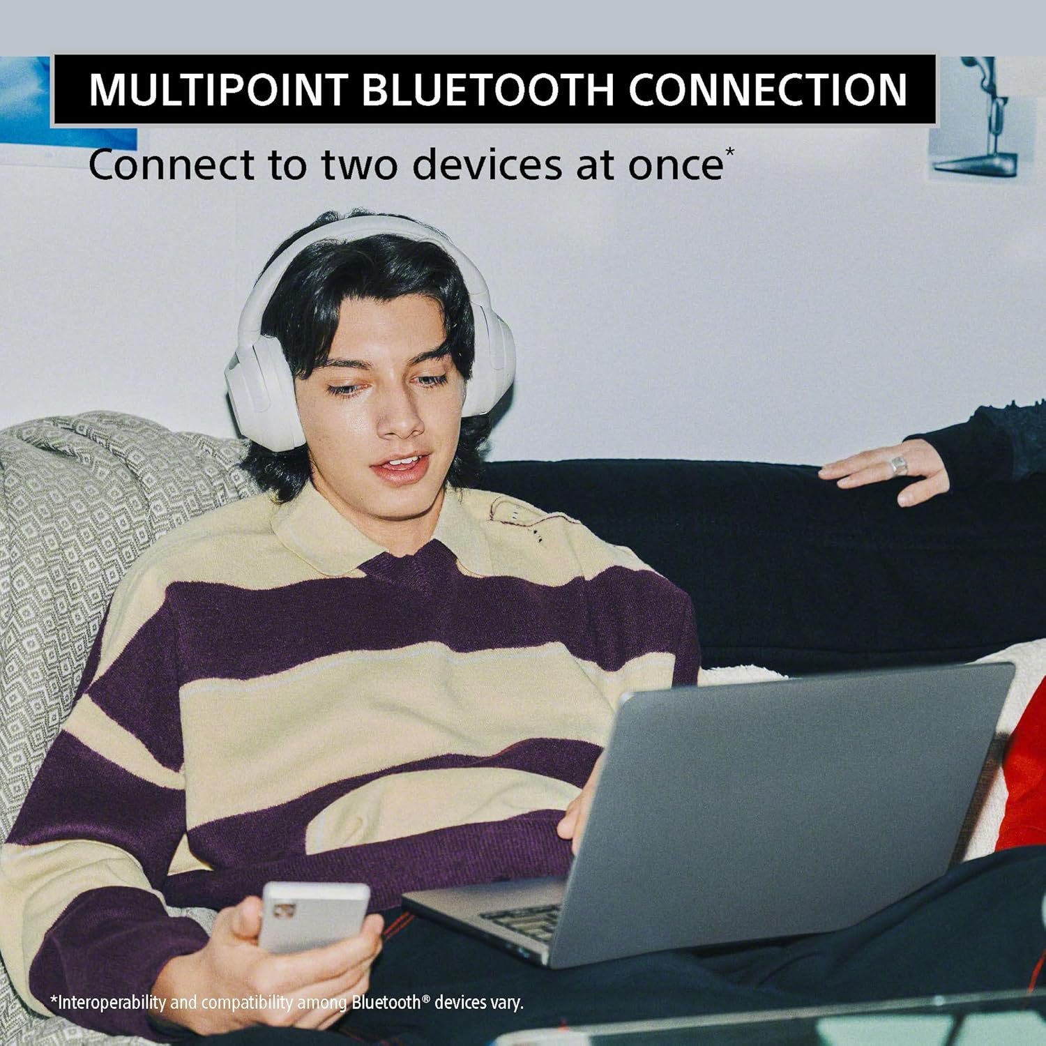 Sony ULT Wear WH-ULT900N Noise Cancellation Wireless Bluetooth Over Ear... - Image 6
