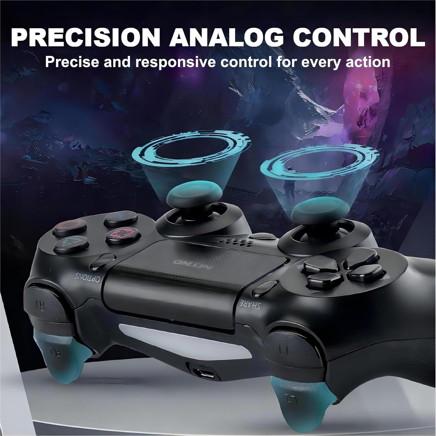 NiTHO PADMATE Wireless Gamepad Controller for PS4, PC, PS3, Steam... - Image 6