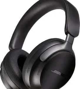 Bose New Quietcomfort Ultra Wireless Noise Cancelling in Ear Headphones with Spatial Audio, Over Ear Headphones with Mic, Black - Open Box