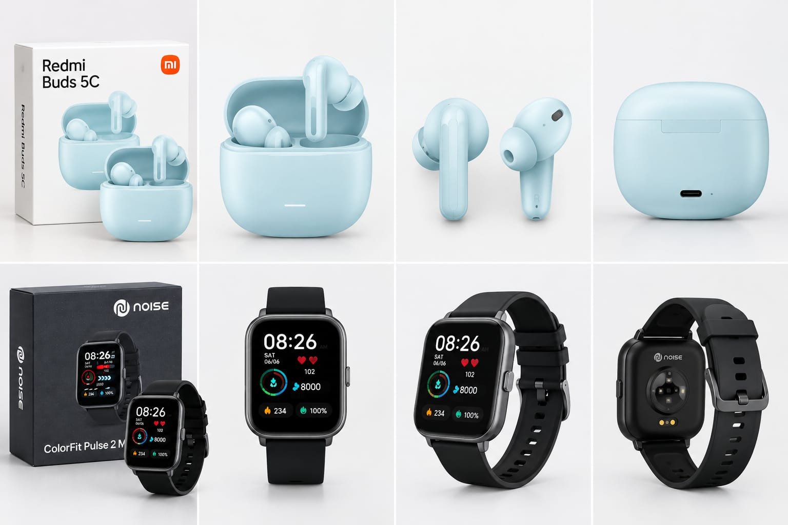 Redmi Buds 5C Earbusds + Noise ColorFit Pulse 2 Max... - Image 3