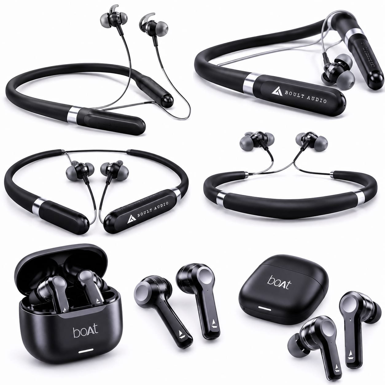 BOULT Curve ANC Neckband + boAt Nirvana Space TWS Earbuds... - Image 3