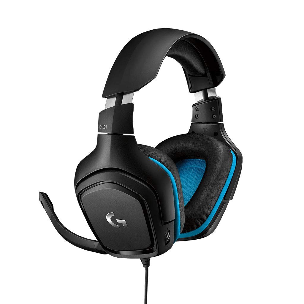 Logitech G431 with 7.1 Surround Sound, DTS X 2.0, 50...