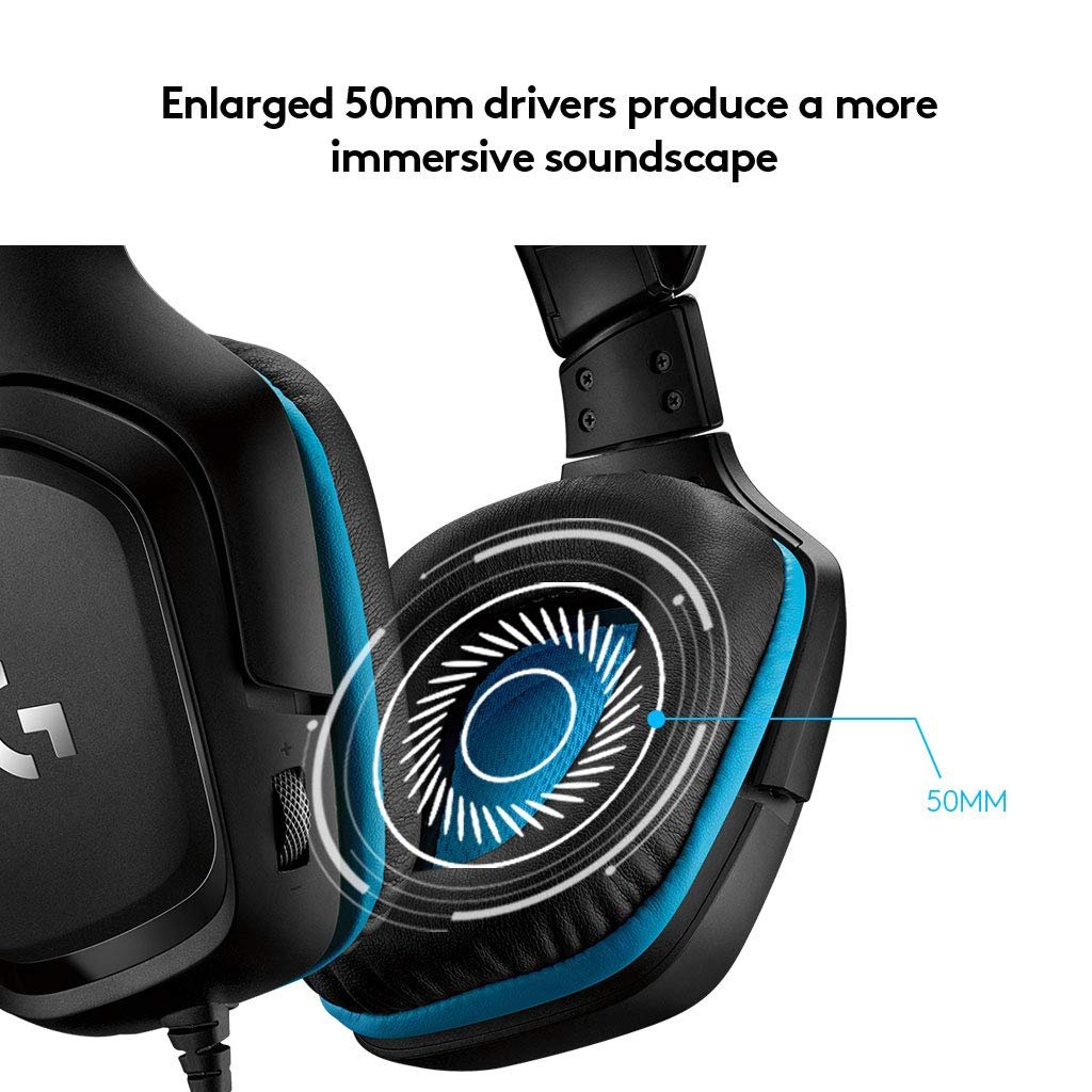 Logitech G431 with 7.1 Surround Sound, DTS X 2.0, 50... - Image 5