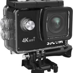 SJCAM SJ4000 WiFi 12MP Optical Full HD WiFi Sports Action Camera 170°Wide FOV 30M Waterproof DV Camcorder, Black - Sealed Pack