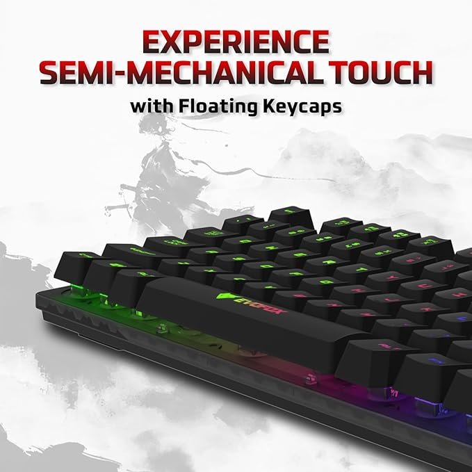 Tarkan Laptop Stand + EvoFox Fireblade RGB Gaming Keyboard Combo... - Image 6