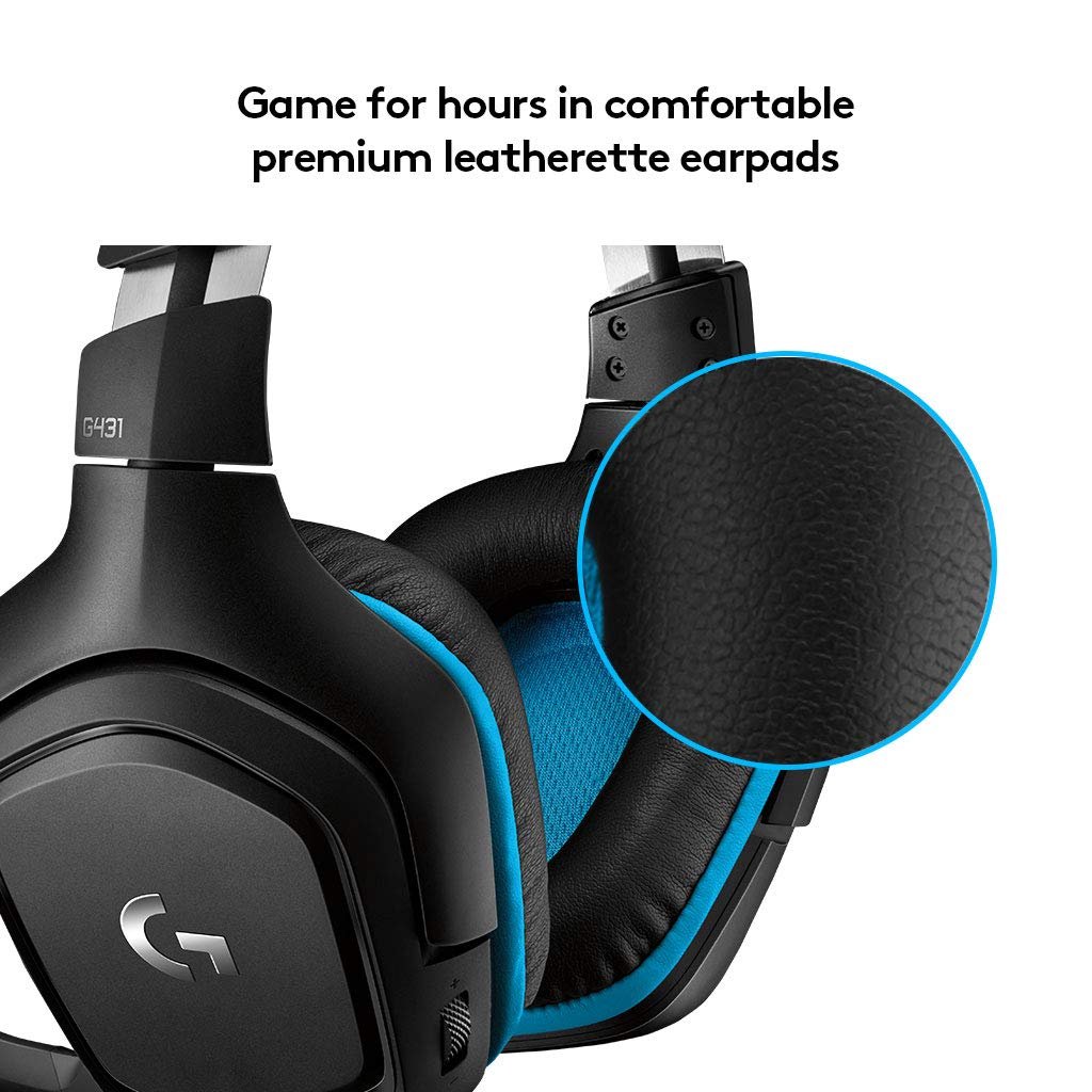 Logitech G431 with 7.1 Surround Sound, DTS X 2.0, 50... - Image 4