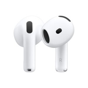 Apple AirPods 4 Wireless Earbuds, Bluetooth Headphones, USB-C Charging Case, H2 Chip, Up to 30 Hours of Battery Life, Effortless Setup for iPhone